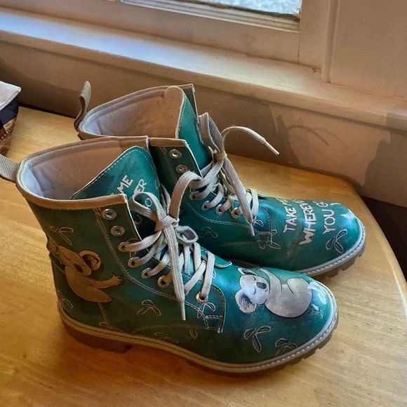 Dogo | Shoes | Dogo Shoes 37 7 Green Koala Vegan Leather  display picture 1